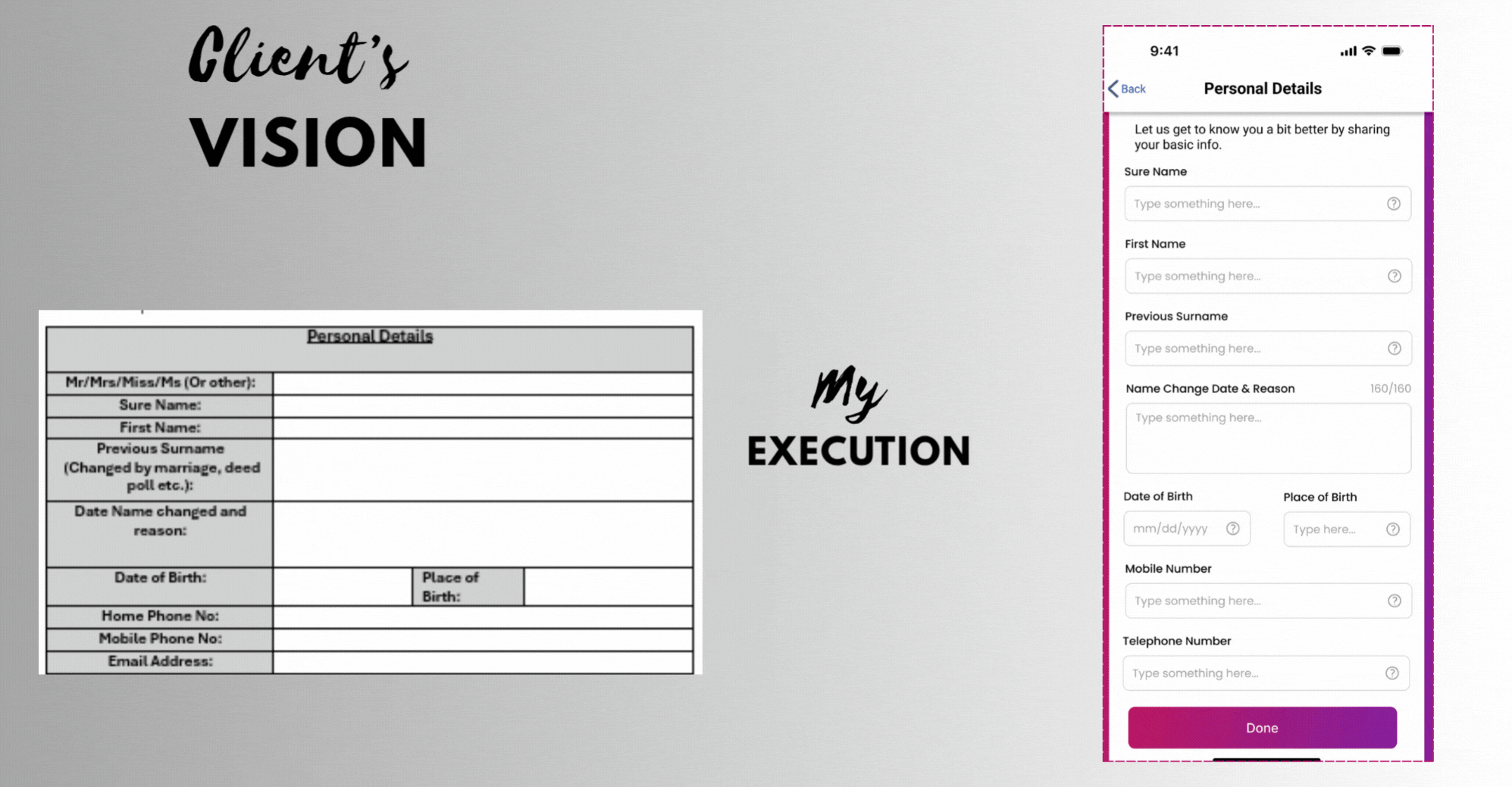 Employment Application Screen 3